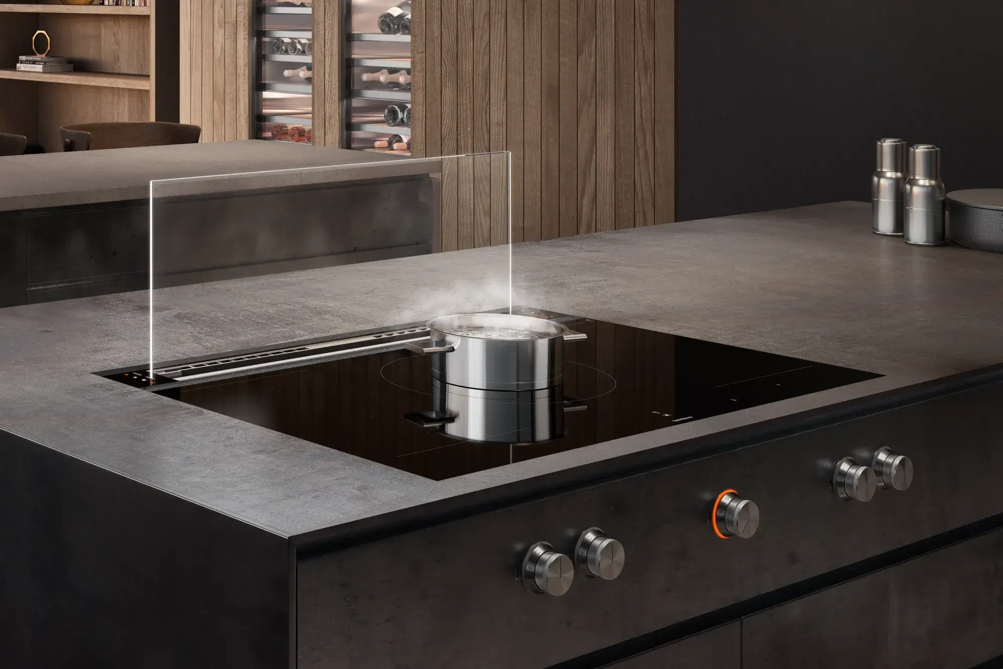 Gaggenau Tischlüfter Serie 200 silber