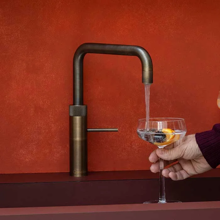 Quooker Fusion Square Messing Patina