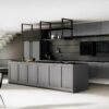 Rotpunkt Design Inselküche Lava