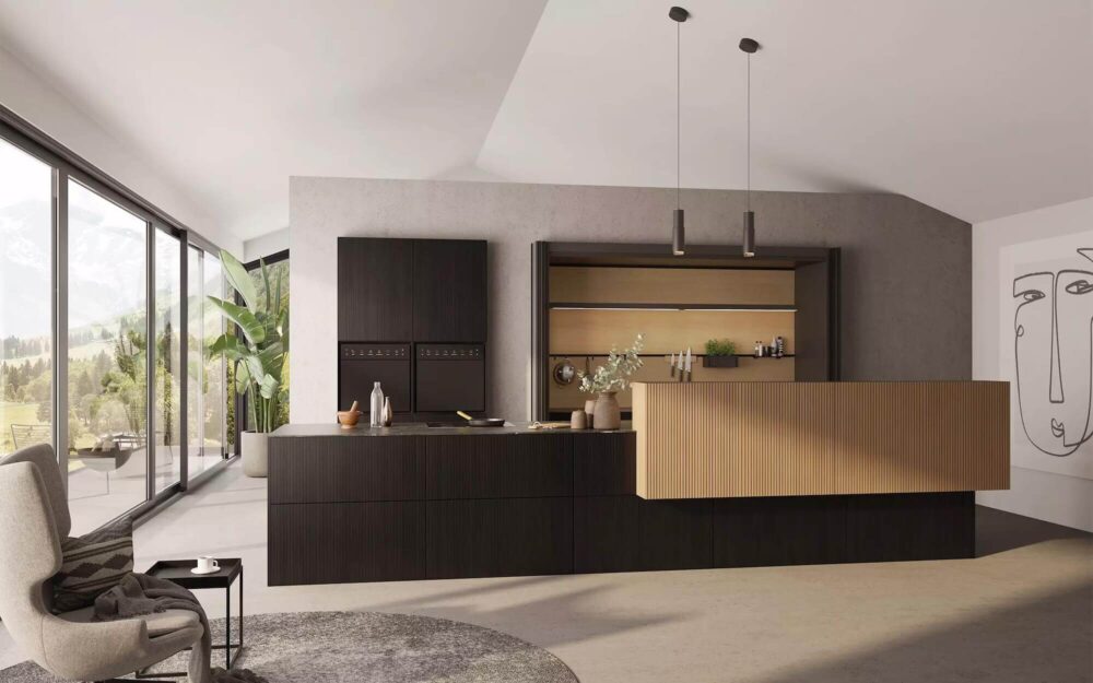 Rotpunkt Design Inselküche Memory RI