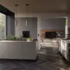Rotpunkt Design Inselküche Umbra