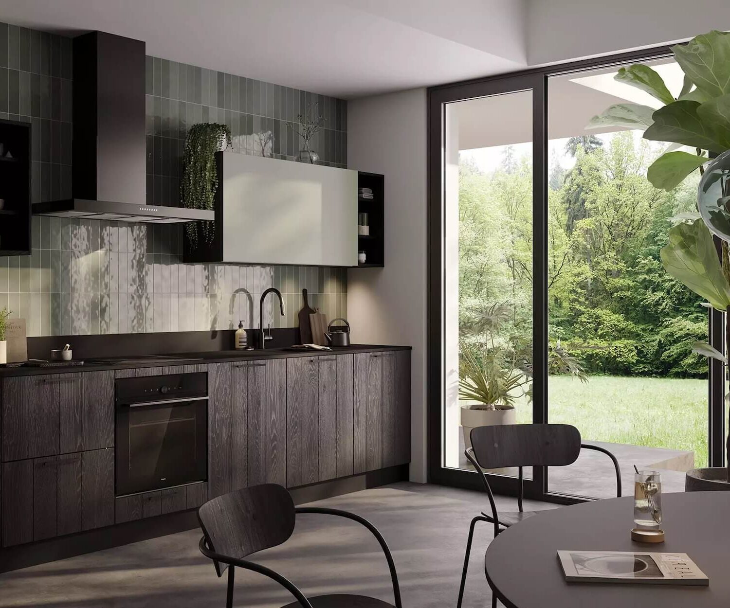 Rotpunkt Klassische Küchenzeile Timber Black