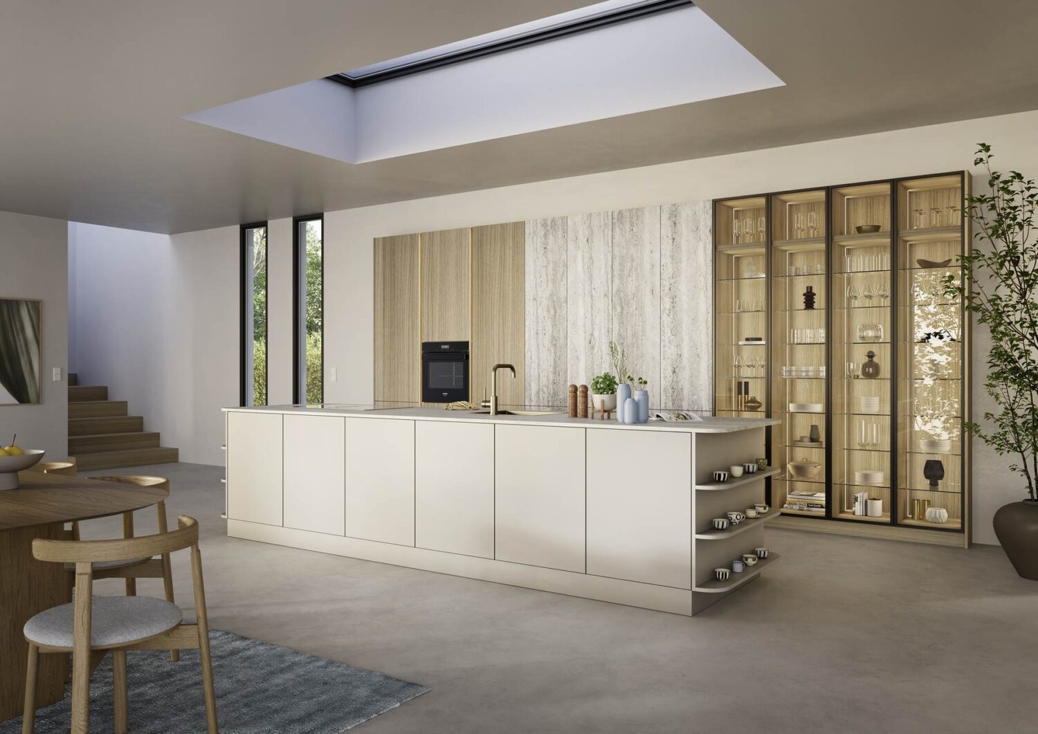 Rotpunkt Neuheiten 2027: Travertino und Dolce Walnut