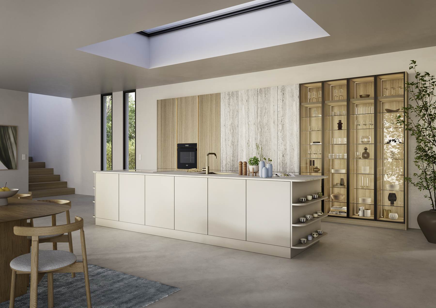 Rotpunkt Neuheiten 2027: Travertino und Dolce Walnut