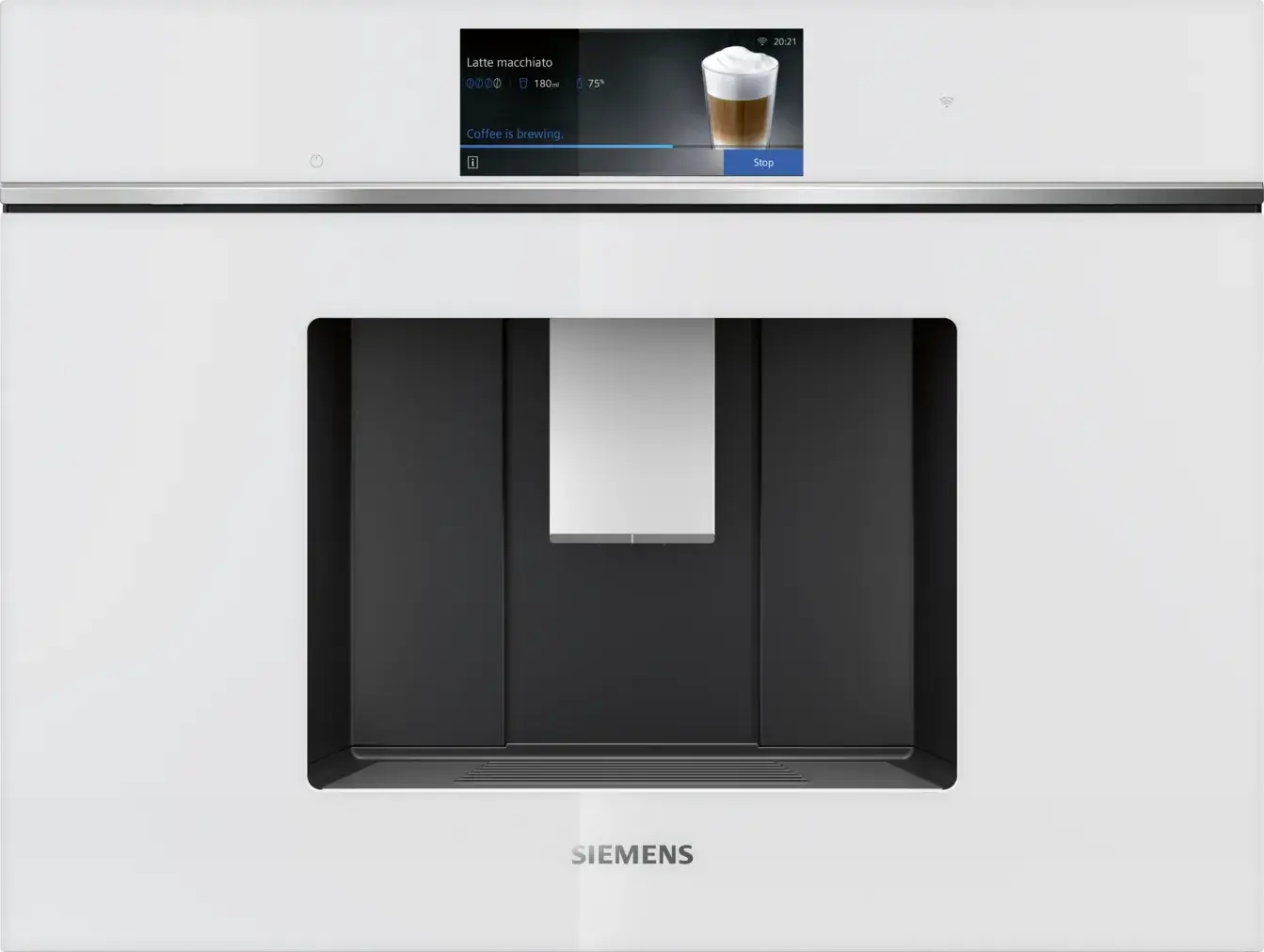 Siemens Einbaukaffeevollautomat weiß