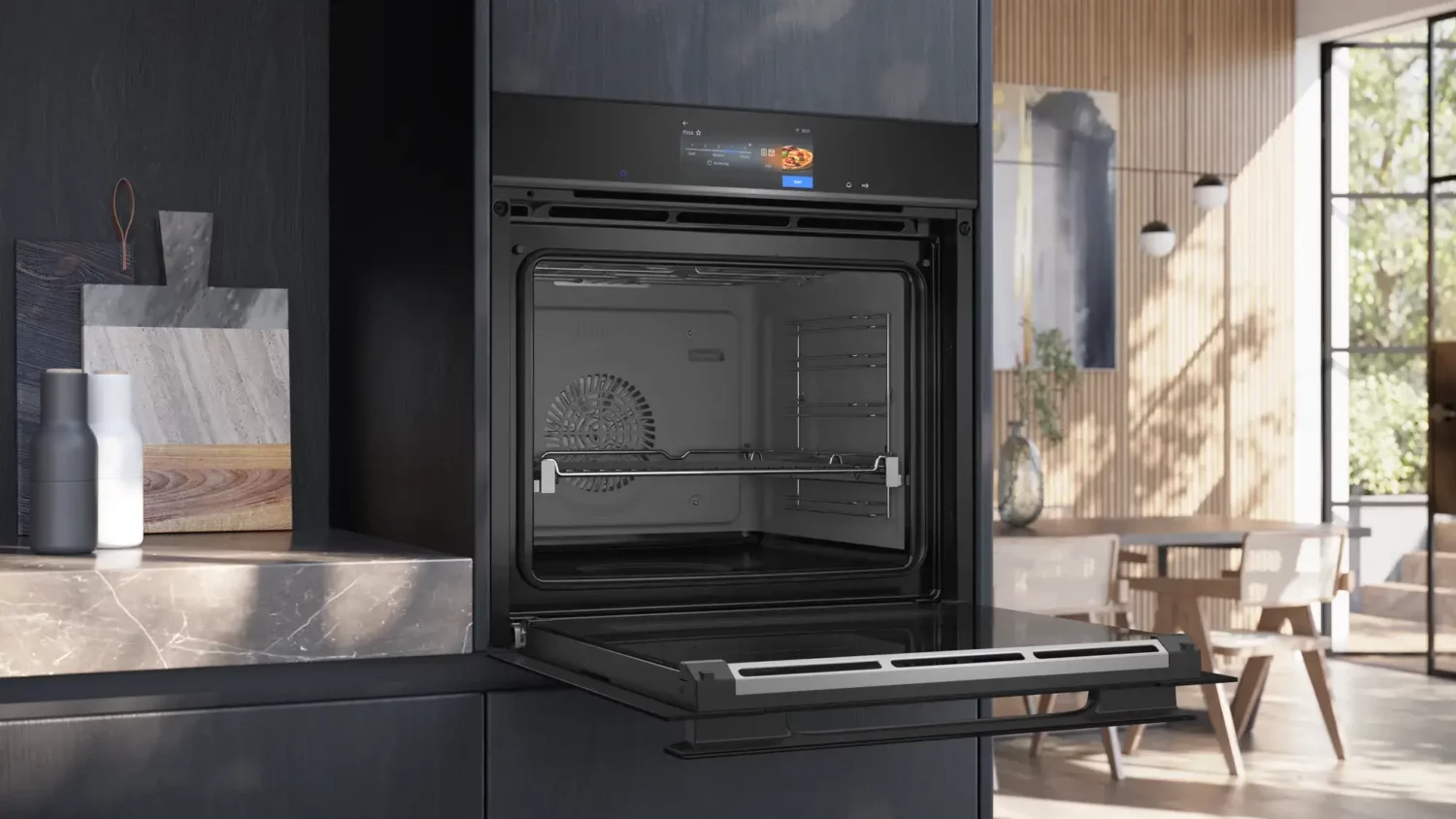 Siemens iQ700 Backofen geöffnet Die 5 wichtigsten Elektrogeräte